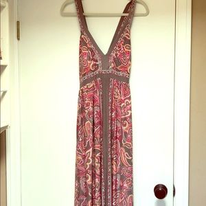 INC paisley print maxi size large